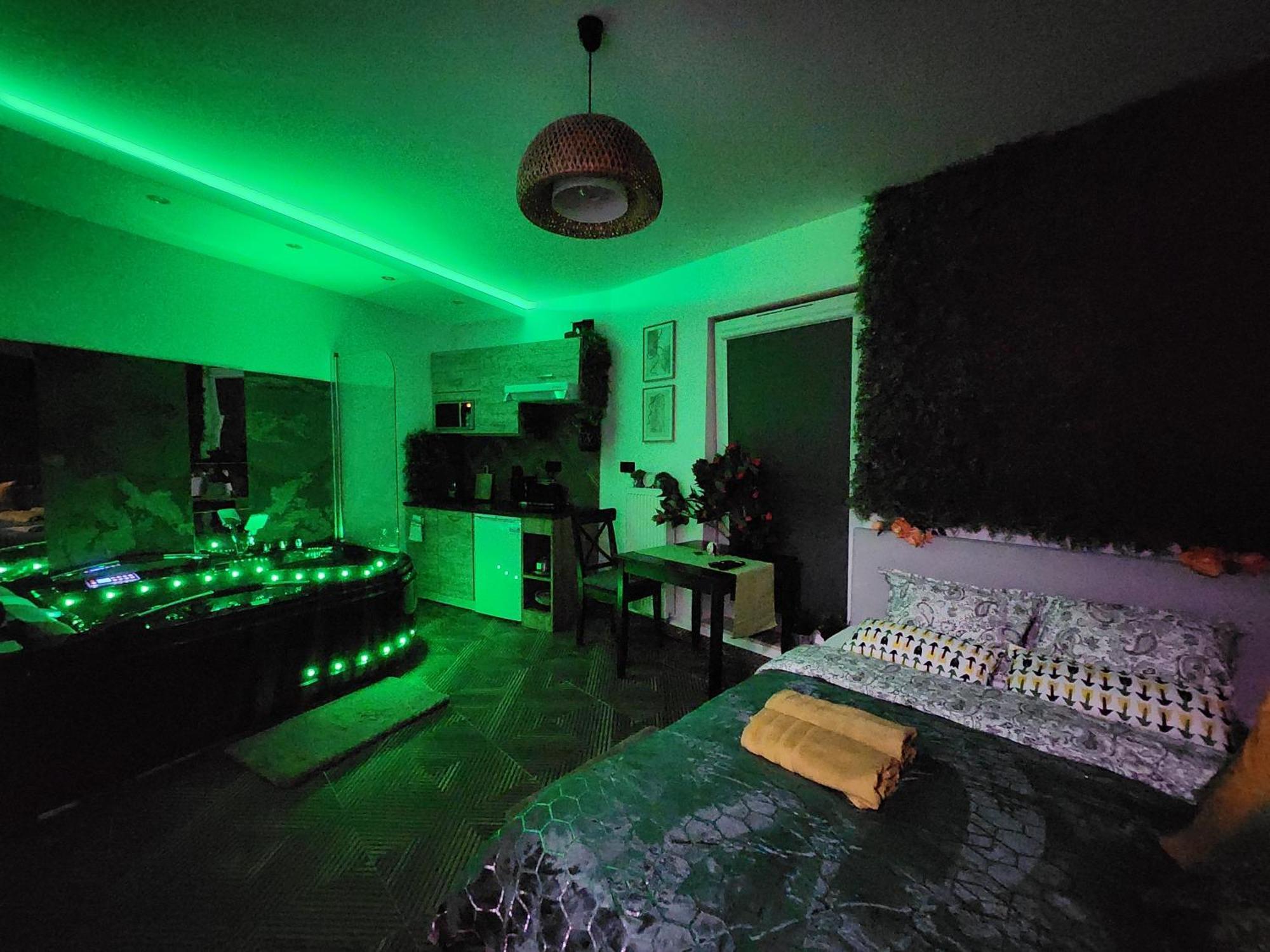 Huoneisto Chmielna Prestige With Luxury Jacuzzi And Sauna! Selected Also Feature A Massage Chair And Himalayan Salt With Color Therapy Salt Forest